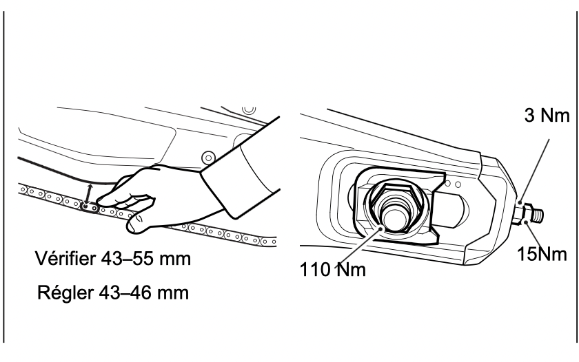chain adjustment page 2 Maintenance and Servicing Tiger Sport 660